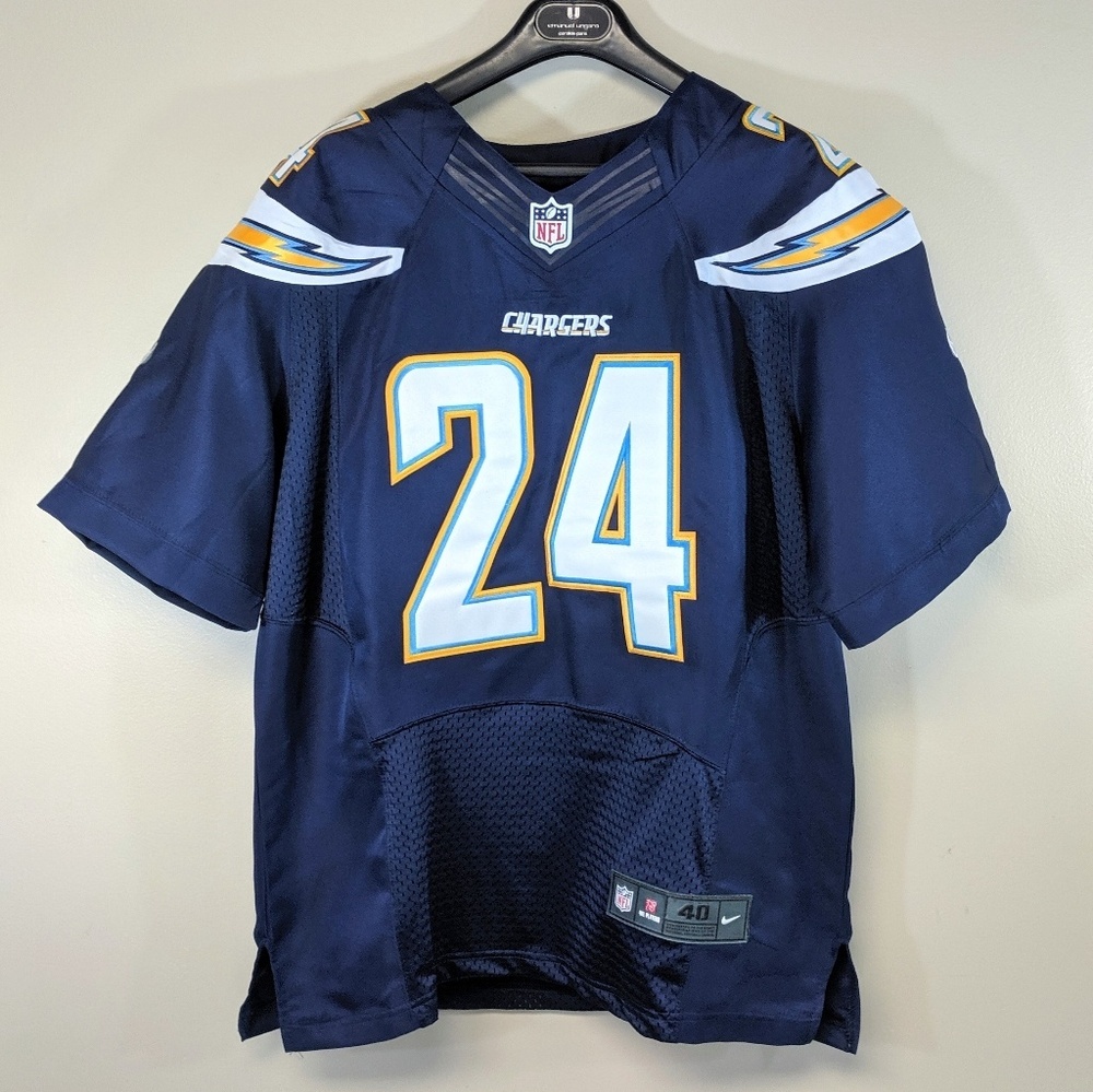 NFL San Diego Chargers On Field Flowers Nike Jersey - Picture 2 of 5